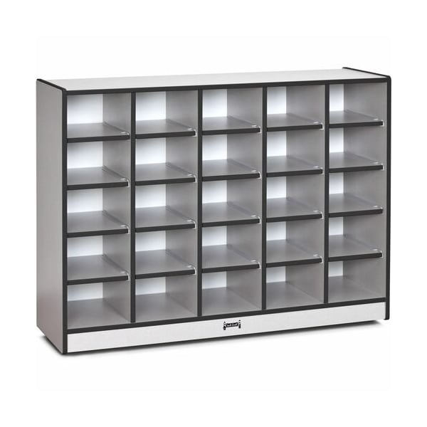 CUBBIE, 25 TRAY, NO BINS, BK